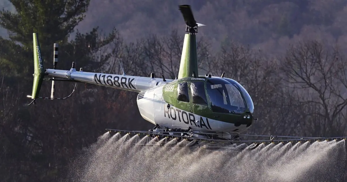 Forget driverless cars. One company wants autonomous helicopters to spray crops and fight fires