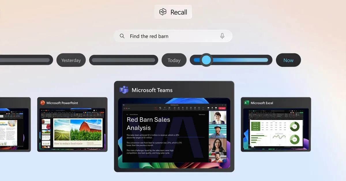 Microsoft's Recall AI is creepy, clever, and compelling