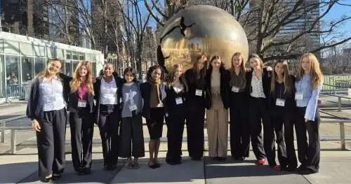 Students tackle AI during UN conference