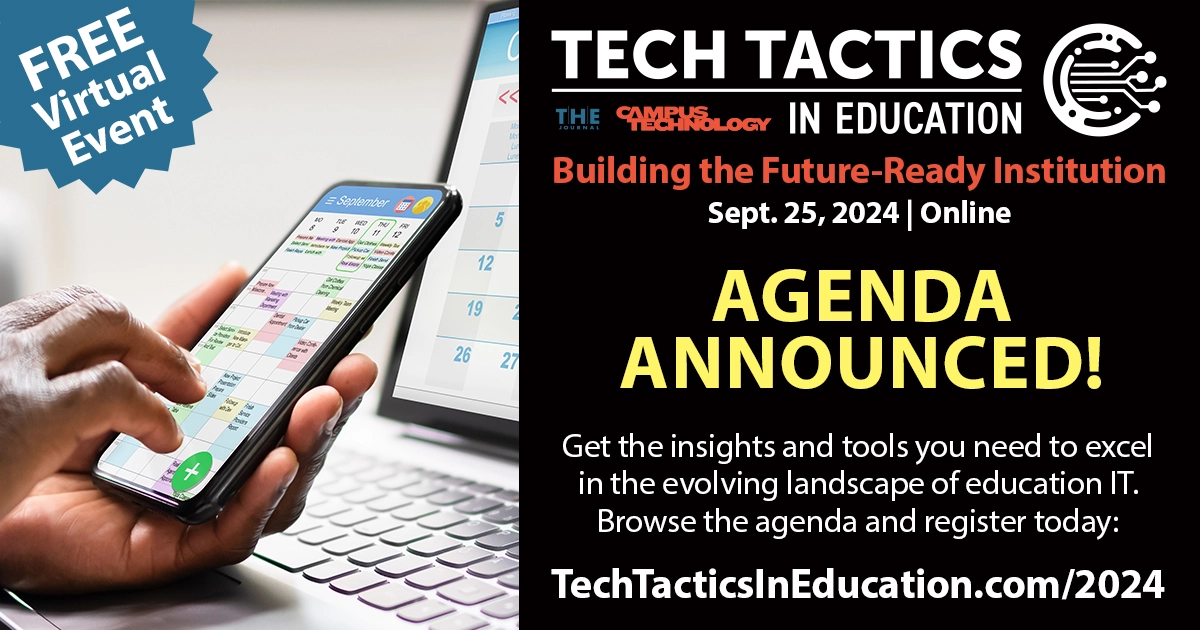 2024 Tech Tactics in Education Conference Agenda Announced